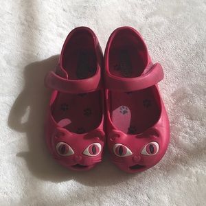 Pink mini Melissa Cat shoes